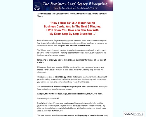 How To Make Money Fast – How To Turn Business Cards Into 00