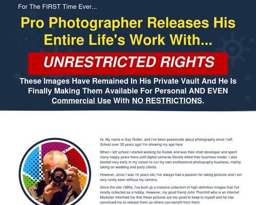 प्रोटोग्राफ़ी वॉल्ट – अप्रतिबंधित अधिकारों के साथ पेशेवर फ़ोटोग्राफ़